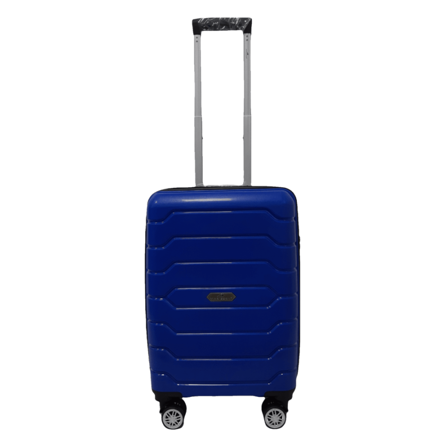 Чемодан маленький S полипропилен Madisson Snowball 01103 58×37×22см 35л Синий