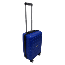 Чемодан маленький S полипропилен Madisson Snowball 01103 58×37×22см 35л Синий