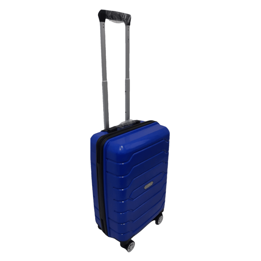 Чемодан маленький S полипропилен Madisson Snowball 01103 58×37×22см 35л Синий