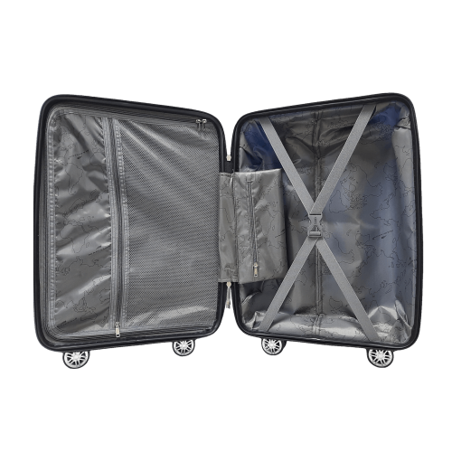 Чемодан маленький S полипропилен Madisson Snowball 01103 58×37×22см 35л Синий