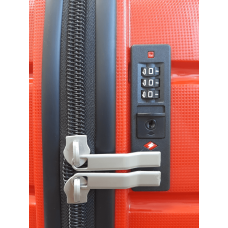 Чемодан маленький S полипропилен Madisson Snowball 01103 58×37×22см 35л Красный