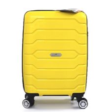 Чемодан маленький S полипропилен Madisson Snowball 01103 58×37×22см 35л Желтый