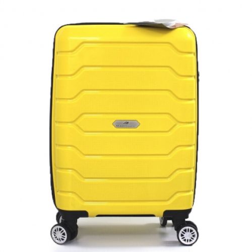 Чемодан маленький S полипропилен Madisson Snowball 01103 58×37×22см 35л Желтый