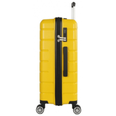 Чемодан маленький S полипропилен Madisson Snowball 01103 58×37×22см 35л Желтый