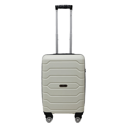 Чемодан маленький S полипропилен Madisson Snowball 01103 58×37×22см 35л Белый