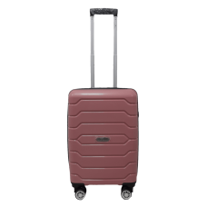 Чемодан маленький S полипропилен Madisson Snowball 01103 58×37×22см 35л Розовое золото