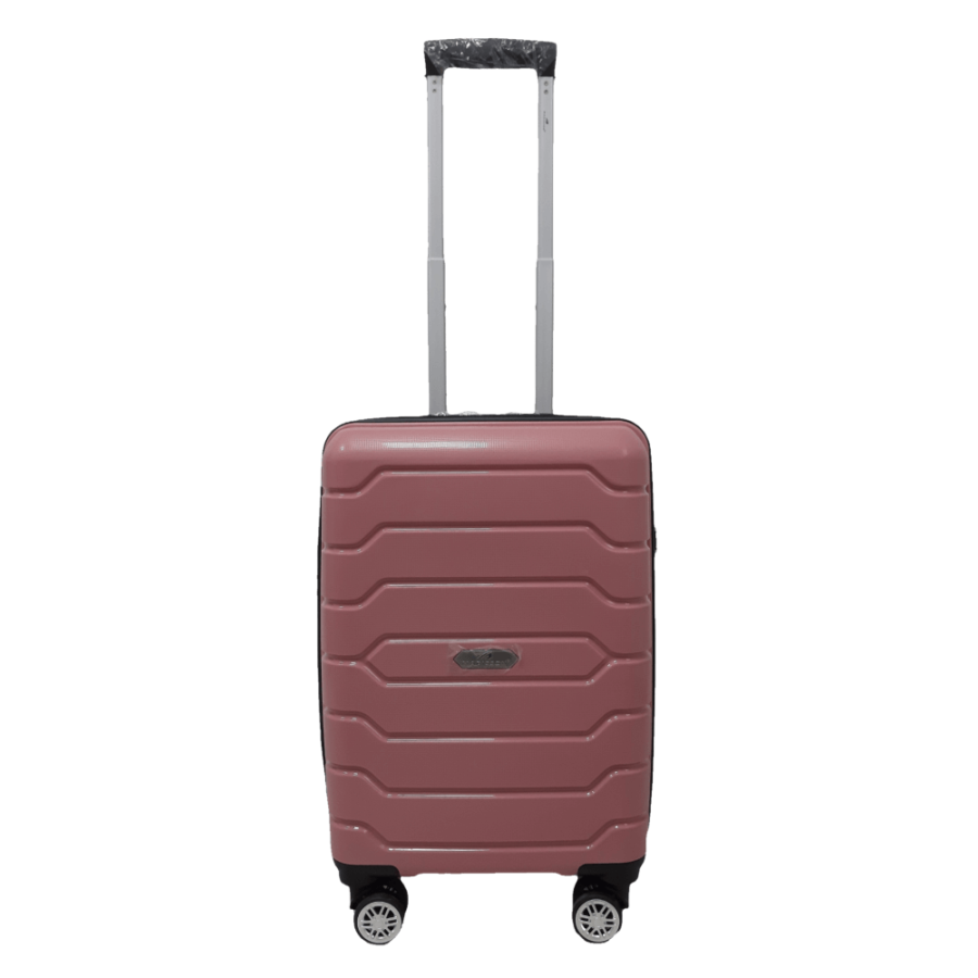 Чемодан маленький S полипропилен Madisson Snowball 01103 58×37×22см 35л Розовое золото