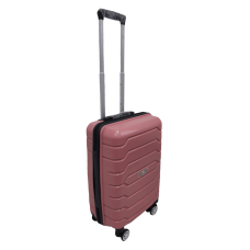 Чемодан маленький S полипропилен Madisson Snowball 01103 58×37×22см 35л Розовое золото