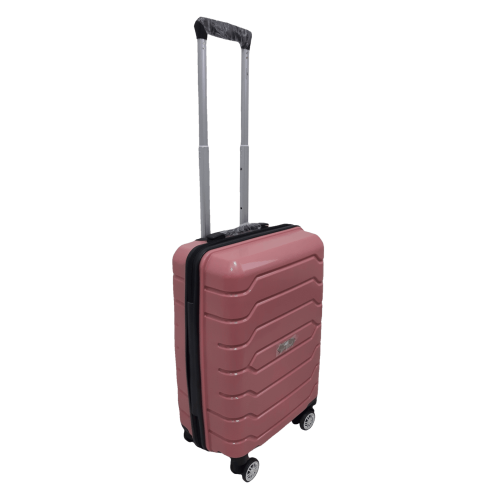 Чемодан маленький S полипропилен Madisson Snowball 01103 58×37×22см 35л Розовое золото