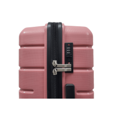 Чемодан маленький S полипропилен Madisson Snowball 01103 58×37×22см 35л Розовое золото