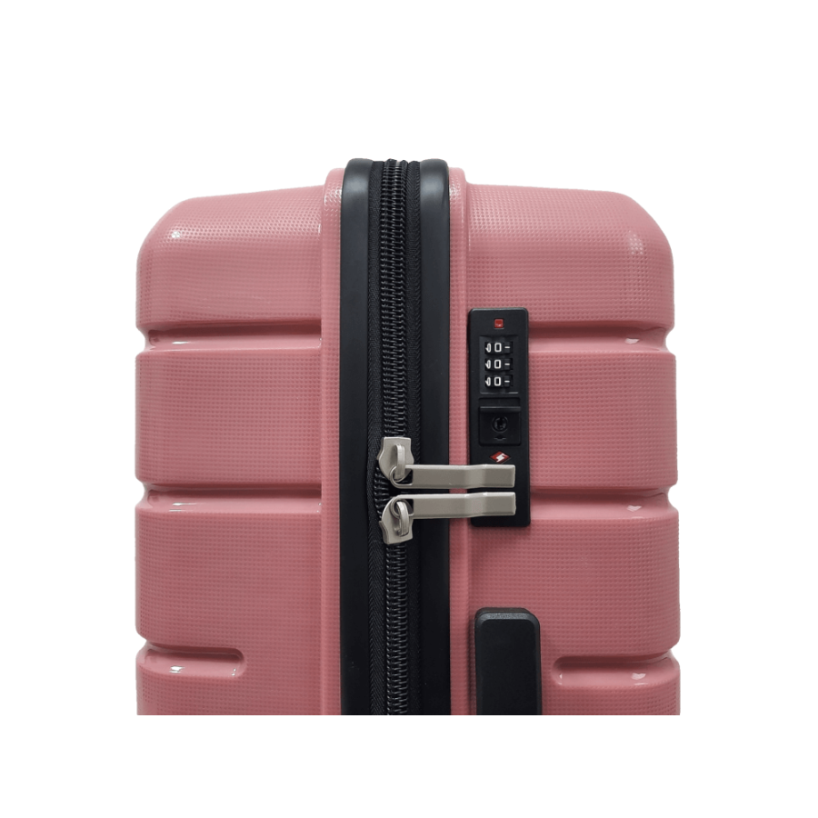 Чемодан маленький S полипропилен Madisson Snowball 01103 58×37×22см 35л Розовое золото