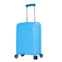 Чемодан маленький S полипропилен Snowball 04303 54×37×22см 35л Голубой