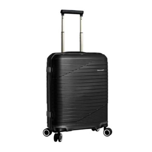 Чемодан средний M полипропилен  Snowball 24103 66х47х26см 61л Черный