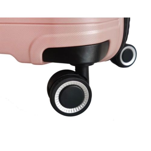 Чемодан большой L полипропилен Snowball 24103 76х53х32см 96л Розовое золото