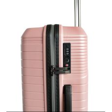 Чемодан средний M полипропилен  Snowball 24103 66х47х26см 61л Розовое золото