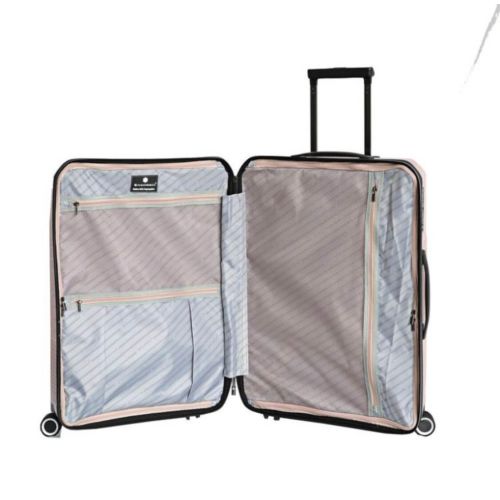 Чемодан средний M полипропилен  Snowball 24103 66х47х26см 61л Розовое золото