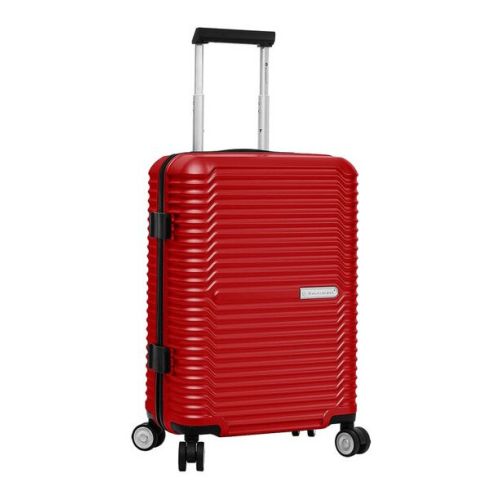 Чемодан маленький S поликарбонат Snowball 20603 56×28×22см 35л Красный