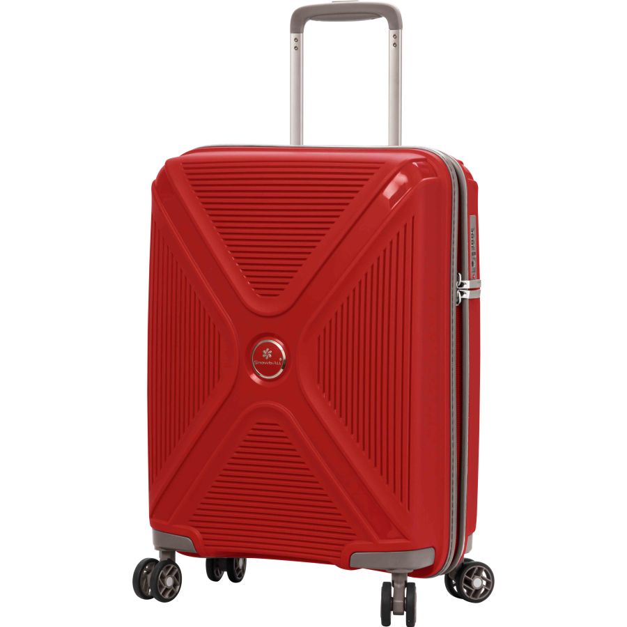 Чемодан маленький S полипропилен Snowball 84803 55×39×20см 35л Красный