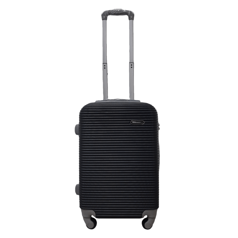 Чемодан маленький S ABS-пластик Milano bag 004 56,5×39×24см 40л Черный