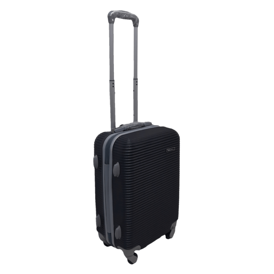 Чемодан маленький S ABS-пластик Milano bag 004 56,5×39×24см 40л Черный