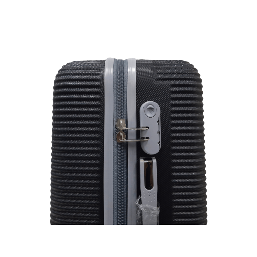 Чемодан маленький S ABS-пластик Milano bag 004 56,5×39×24см 40л Черный