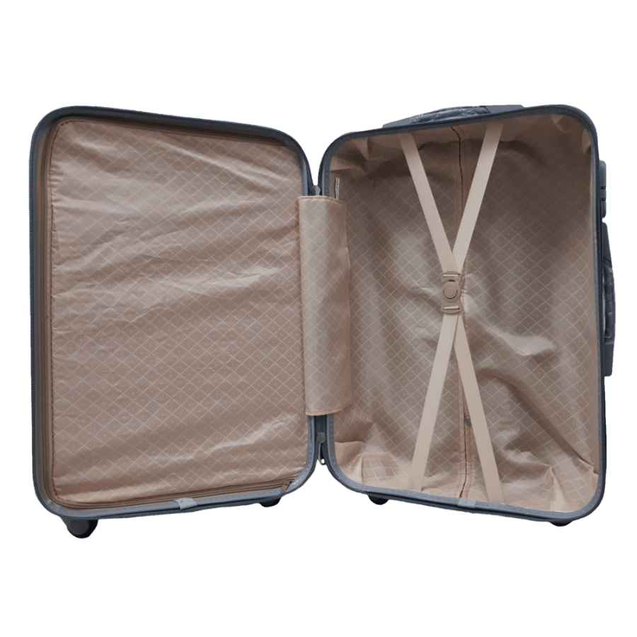 Чемодан средний M ABS-пластик Milano bag 004 66×44×28,5см 75л Серый