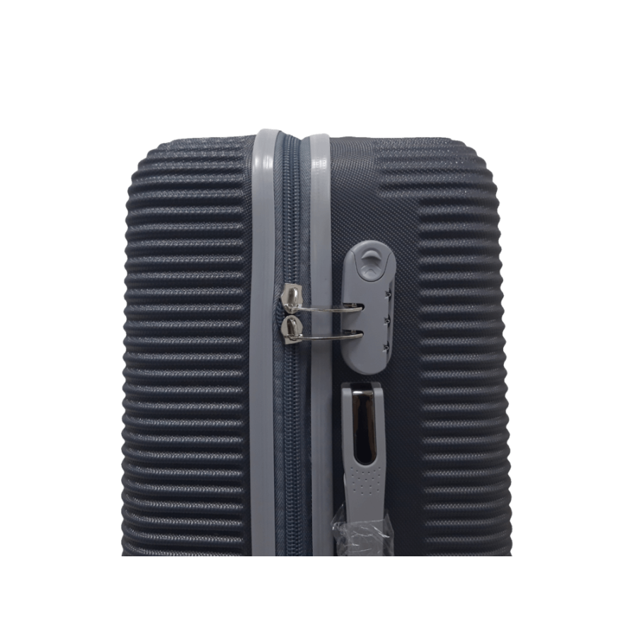 Чемодан средний M ABS-пластик Milano bag 004 66×44×28,5см 75л Серый