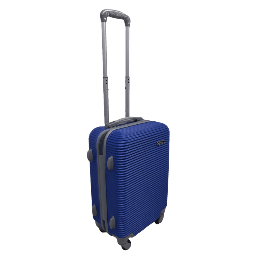 Чемодан маленький S ABS-пластик Milano bag 004 56,5×39×24см 40л Синий