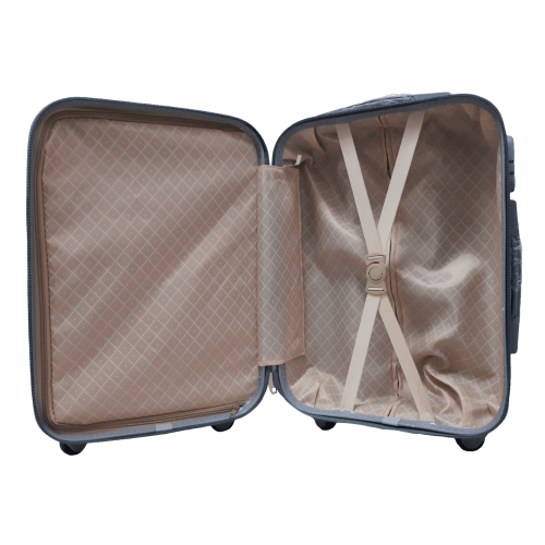 Чемодан маленький S ABS-пластик Milano bag 004 56,5×39×24см 40л Синий