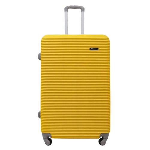 Чемодан большой L ABS-пластик Milano bag 004 75,5×50×33,5см 105л Желтый