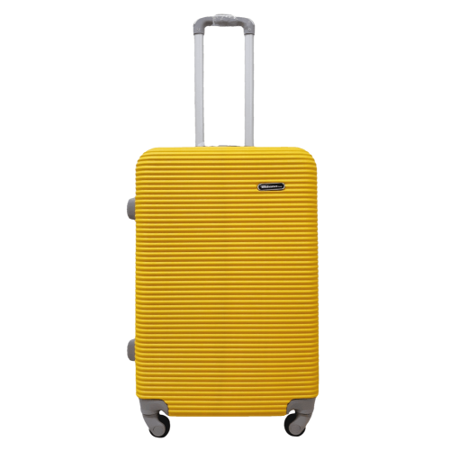 Чемодан средний M ABS-пластик Milano bag 004 66×44×28,5см 75л Желтый