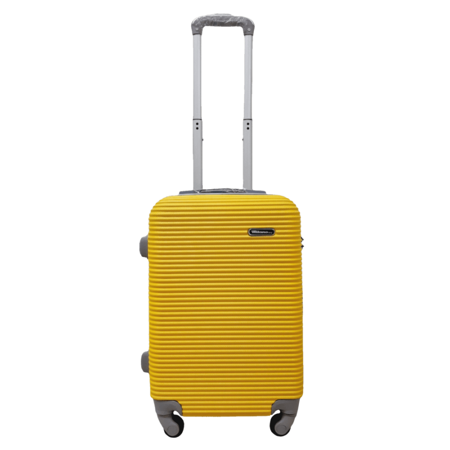 Чемодан маленький S ABS-пластик Milano bag 004 56,5×39×24см 40л Желтый