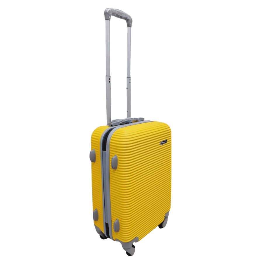 Чемодан маленький S ABS-пластик Milano bag 004 56,5×39×24см 40л Желтый