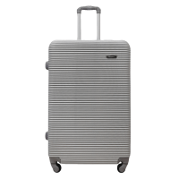 Чемодан большой L ABS-пластик Milano bag 004 75,5×50×33,5см 105л Серебряный