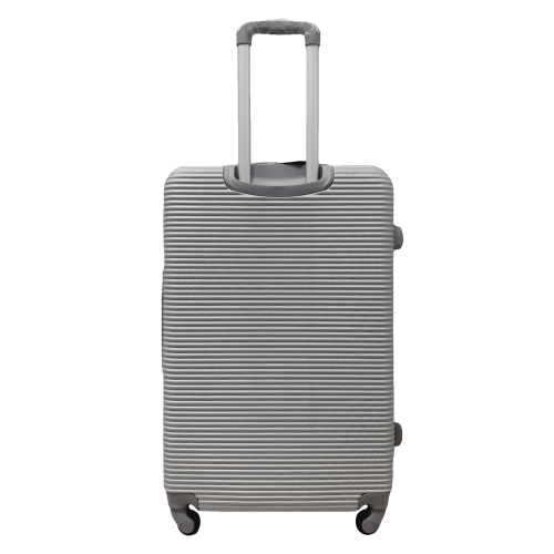 Чемодан большой L ABS-пластик Milano bag 004 75,5×50×33,5см 105л Серебряный