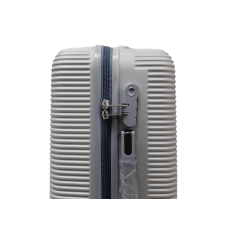 Чемодан большой L ABS-пластик Milano bag 004 75,5×50×33,5см 105л Серебряный