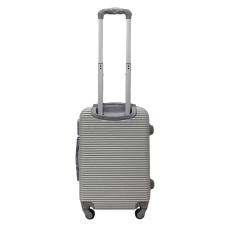 Чемодан маленький S ABS-пластик Milano bag 004 56,5×39×24см 40л Серебряный