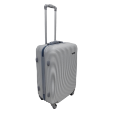 Чемодан средний M ABS-пластик Milano bag 004 66×44×28,5см 75л Серебряный