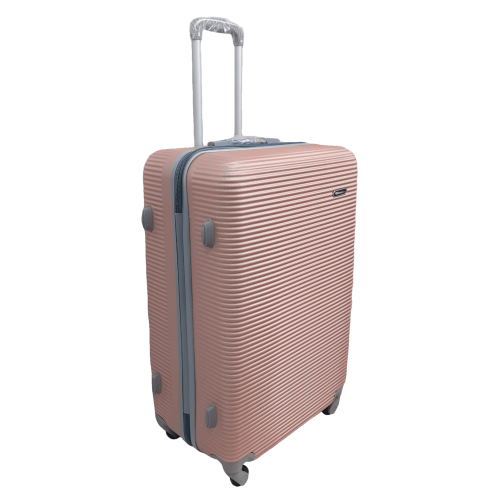 Чемодан большой L ABS-пластик Milano bag 004 75,5×50×33,5см 105л Розовое золото
