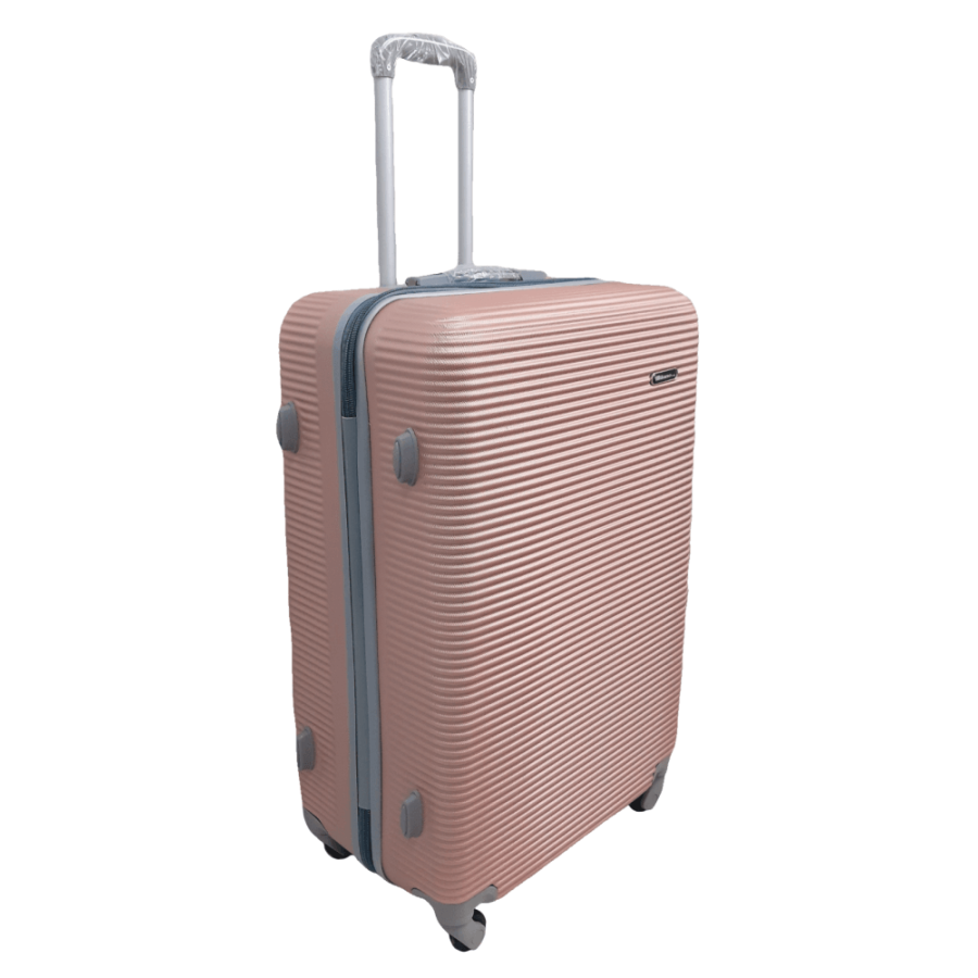 Чемодан большой L ABS-пластик Milano bag 004 75,5×50×33,5см 105л Розовое золото
