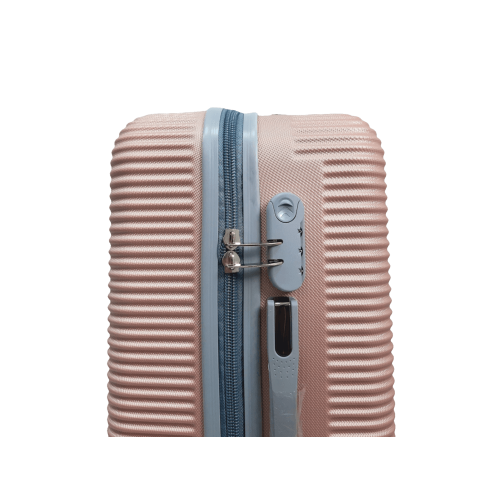 Чемодан большой L ABS-пластик Milano bag 004 75,5×50×33,5см 105л Розовое золото