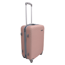 Чемодан средний M ABS-пластик Milano bag 004 66×44×28,5см 75л Розовое золото