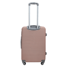 Чемодан средний M ABS-пластик Milano bag 004 66×44×28,5см 75л Розовое золото