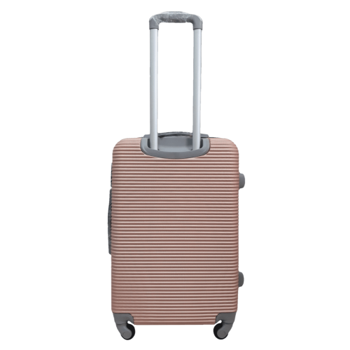 Чемодан средний M ABS-пластик Milano bag 004 66×44×28,5см 75л Розовое золото