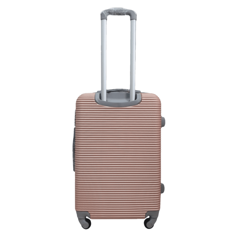 Чемодан средний M ABS-пластик Milano bag 004 66×44×28,5см 75л Розовое золото
