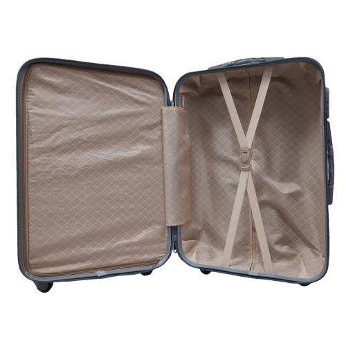 Чемодан средний M ABS-пластик Milano bag 004 66×44×28,5см 75л Розовое золото