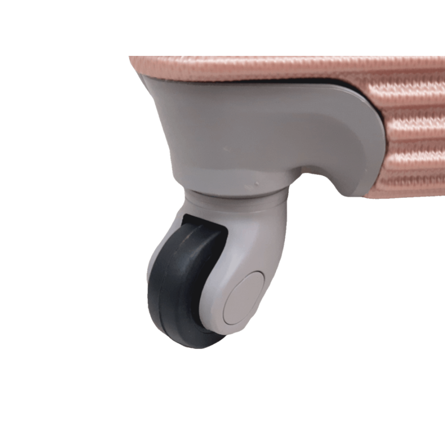 Чемодан средний M ABS-пластик Milano bag 004 66×44×28,5см 75л Розовое золото