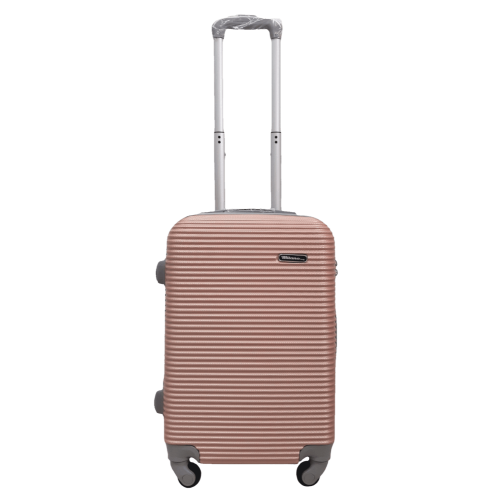 Чемодан маленький S ABS-пластик Milano bag 004 56,5×39×24см 40л Розовое золото