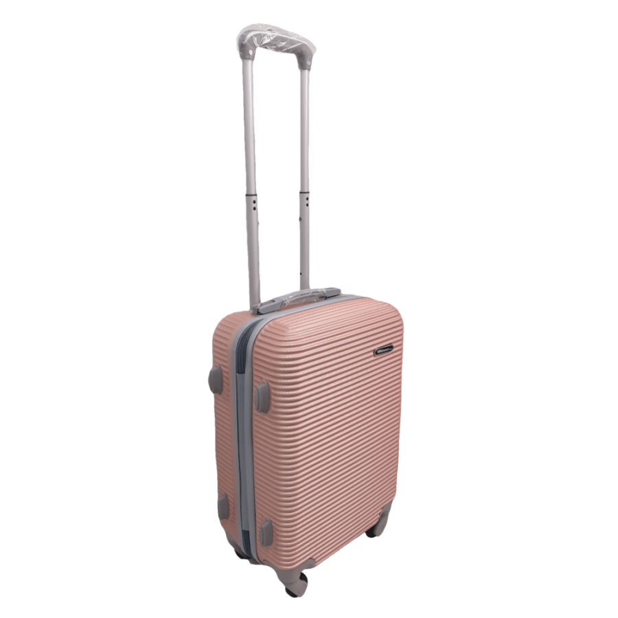 Чемодан маленький S ABS-пластик Milano bag 004 56,5×39×24см 40л Розовое золото