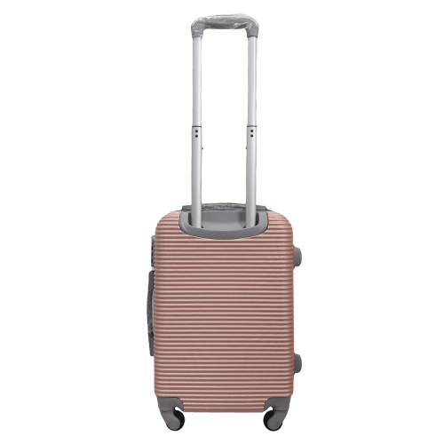 Чемодан маленький S ABS-пластик Milano bag 004 56,5×39×24см 40л Розовое золото
